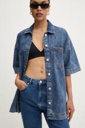 Moschino Jeans farmering női, galléros, relaxed, 0214.8224 - kék S