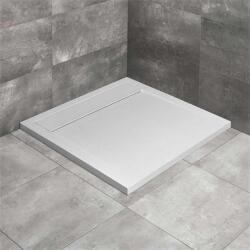 Radaway Teos C 100x100 szögletes, lapos, műmárvány zuhanytálca, fehér (RW-HTC100100-04)