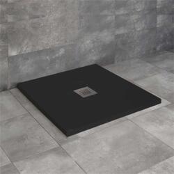 Radaway Kios C 90x90 szögletes, lapos műmárvány zuhanytálca, fekete (RW-KC9090-54)