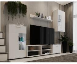 TEMPO KONDELA Nappali szekrénysor, fehér, fóliázott DTD, FRONTAL 1 NEW