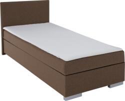 TEMPO KONDELA Boxspring ágy, egyszemélyes, barna, 90x200, univerzális, ADARA