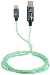 Baseus Harry Potter USB-C világító töltőkábel adatkábel 1, 2 m Patronus (GSM176114)