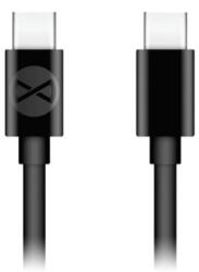 Forever USB-C USB-C töltőkábel adatkábel 1 m 3A fekete (5900495900197)