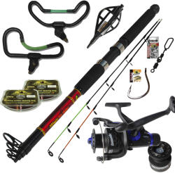 Frenetic Feeder szett Frenetic Tele Feeder 3, 6m 90g bot + Frenetic Easy Runner 40-es nyeletõfékes orsó + kiegészítõk (88 00082)