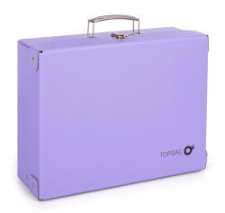 Topgal Lila papírbőrönd képzőművészeti kellékekhez Topgal CASE 24062