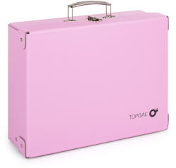 Topgal Rózsaszín papírbőrönd képzőművészeti kellékekhez Topgal CASE 24061