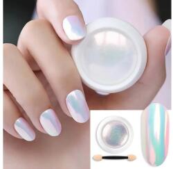  Unicorn Chrome effekt por - Unikornis Aurora mirror por gold hatás