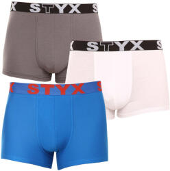 Styx 3PACK boxeri bărbați Styx elastic sport multicolor (3G10137) L (173513)