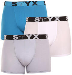 Styx 3PACK boxeri bărbați Styx long elastic sport multicolor (U9696167) XL (167185)