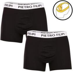 Pietro Filipi 2PACK Pietro Filipi boxeri pentru bărbați suport de bile negru (2BCL003) M (178926)