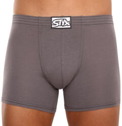 Styx 3PACK boxeri pentru bărbați Styx lung clasic elastic clasic gri închis (3F1063) XXL (177850)
