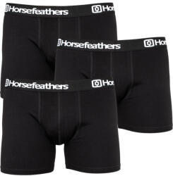 Horsefeathers 3PACK boxeri bărbați Horsefeathers negri (AM067A) S (155770)