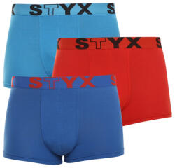 Styx 3PACK boxeri bărbați Styx elastic sport multicolor (G9676964) S (162970)