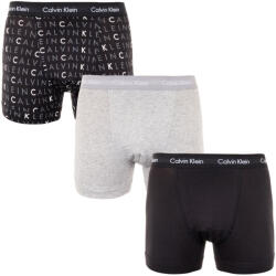 Calvin Klein 3PACK boxeri bărbați Calvin Klein multicolori (U2662G-YKS) M (155623)