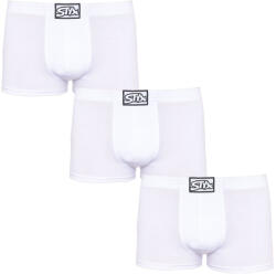 Styx 3PACK boxeri pentru bărbați Styx classic elastic alb (3Q1061) XXL (176762)