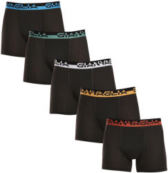 Gianvaglia 5PACK boxeri bărbați Gianvaglia negri (GVG-5008) M (175489)