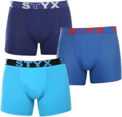 Styx 3PACK boxeri bărbați Styx long elastic sport multicolor (3U96789) XXL (172716)