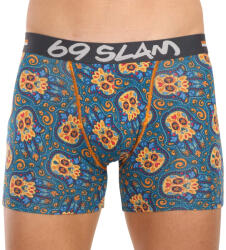 69SLAM Pantaloni scurți de boxer pentru bărbați 69SLAM se potrivesc bambus hamsa mână de bambus gilbert (MPBHHD-BB) L (177021)