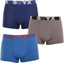 Styx 3PACK boxeri bărbați Styx elastic sport multicolor (G9676863) XXL (171757)