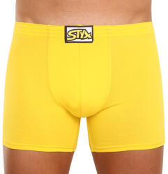 Styx Boxeri bărbați Styx long elastic clasic galben (F1068) S (169834)