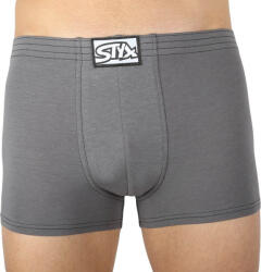Styx Boxeri bărbați Styx elastic clasic gri închis (Q1063) S (162981)