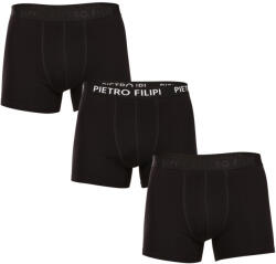 Pietro Filipi 3PACK boxeri bărbați Pietro Filipi negri (3BCL005) XL (178931)