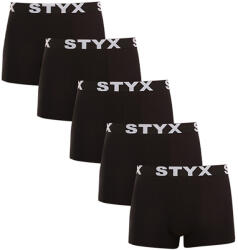 Styx 5PACK boxeri bărbați Styx elastic sport negru (5G960) XL (174682)