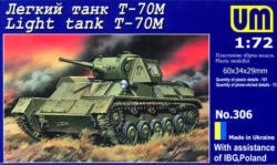 UniModels Light tank T-70M 1: 72 (UM306)