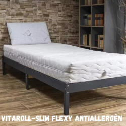VitaRoll - Slim Flexy Matrac, Antiallergén huzattal, 90x200cm (roll-mat-slim-anti-14-90-200-cm)