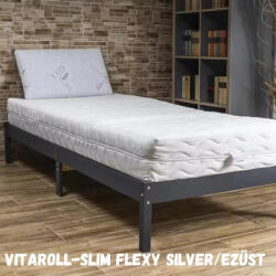 VitaRoll - Slim Flexy Matrac, Silver/Ezüst huzattal, 120x200cm (roll-mat-slim-silver-14-120-200-cm)