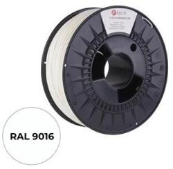 Compatible Snur de imprimare (filament) C-TECH PREMIUM LINE, PETG, alb trafic, RAL9016, 1, 75 mm, 1 kg 3DF-P-PETG1.75-9016