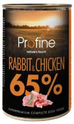 Profine Dog 65% konzerv - nyúl & csirke 400g