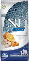 N&D Dog Ocean tőkehal, sütőtök & narancs adult medium/maxi 12kg