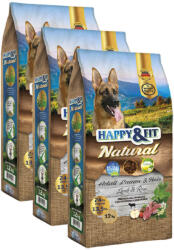 Happy&Fit Happy & Fit Natural Adult Lamm & Reis 3x12kg - webshop