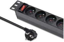 Qoltec 4 Plug 1,8 m Switch (54602)