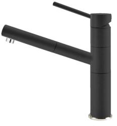 Elleci Reno Antracite Egykaros Csaptelep - Forgatható kifolyócsővel és kihúzható zuhanyfejjel
