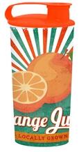 SOLMAZER IRIS Orange Juice mintás pohár tetővel 470ml 161924-028 (161924-028) - bestbyte