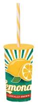 SOLMAZER IRIS Lemonade mintás pohár szívószállal 470ml 161922-027P (161922-027P) - bestbyte