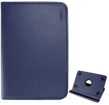 ENKAY GP-82370 univerzális 8" sötétkék bőr hatású oldalra nyíló tok (GP-82370)
