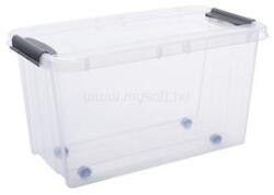 NHG IRIS Probox 70 literes tárolódoboz zárható tetővel, kerekekkel (NHG_27820800) (NHG_27820800)