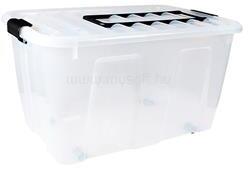 NHG IRIS Home Box 86 literes tárolódoboz zárható tetővel, kerekekkel (NHG_22270800) (NHG_22270800)