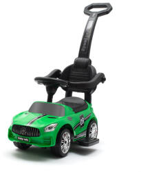 Baby Mix bébitaxi tolókarral RACER zöld