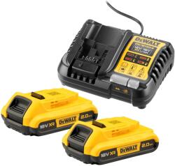 DEWALT DCB1104D2-QW 18V 2x Akkumulátor 2000mAh + 1x Töltő (DCB1104D2-QW) (DCB1104D2-QW)