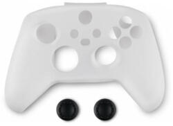 Spartan Gear Controller Silicon Skin Cover and Thumb Grips - védőtok és analóg kar védők, Xbox Series (2808152) fehér