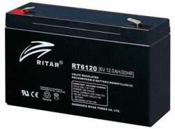 Ritar Оловна батерия RITAR, (RT6120) AGM, 6V, 12Ah, 150 -50 -93 mm, Терминал1 (RITAR-RT6120)