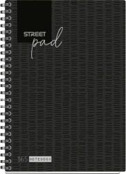 STREET Тетрадка Street Pad, А4, спирала, ламинат, 100 листа, МК, stripes зе (30660-А-STRIPES ЗЕ)