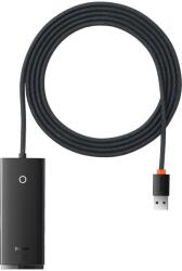 Baseus Adapter HUB - USB - 4xUSB3.0 - 2m (WKQX030201) fekete - studioeszkozok