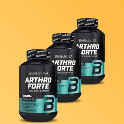 BioTechUSA - ARTHRO FORTE - K2VITAL® ÉS ChondrActiv® ÍZÜLETI TÁMOGATÓ FORMULA - 3 x 120 TABLETTA