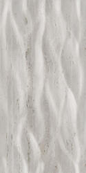 KAI Faianta rectificata tip Travertin, Trevi Leaves Light Grey 4987, 30X60cm, gri, finisaj lucios (3800745498714)