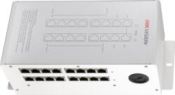 Hikvision DS-KAD612 Disztribútor egység kaputáblákhoz és lakáskészülékekhez; beépített tápegység; 16x100 Mbps (DS-KAD612)